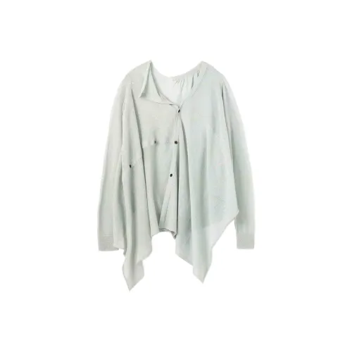 Yohji Yamamoto Светло-зеленые унисекс свитеры