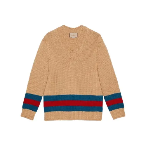 GUCCI Коричневые Мужские Свитера