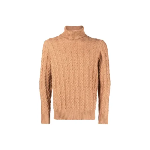 Zanone Orange Men's Sweaters  
Zanone Апельсиновые Мужские Свитера