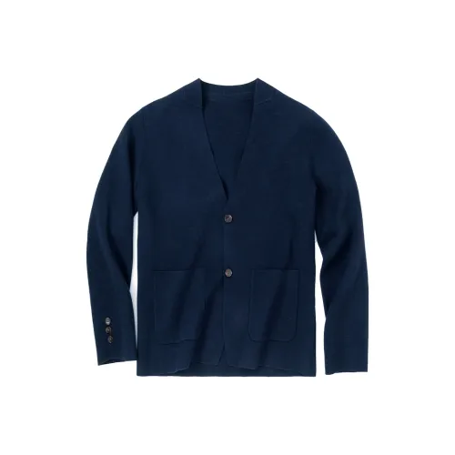 Mr.Bu Свитер Мужской Глубокое море Синий