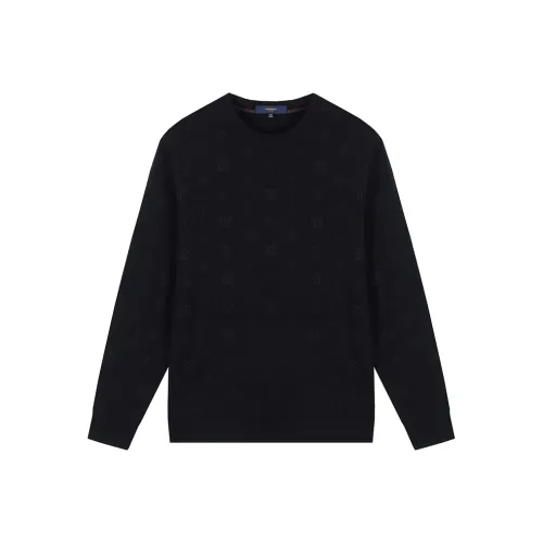 DIDIBOY Свитер Мужской Темно-Синий