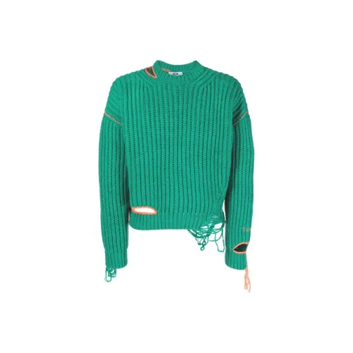 MSGM Зеленые Мужские Свитера