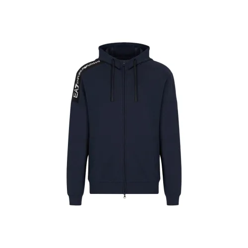 EMPORIO ARMANI EA7 FW24 Толстовка Мужской Темно-синий