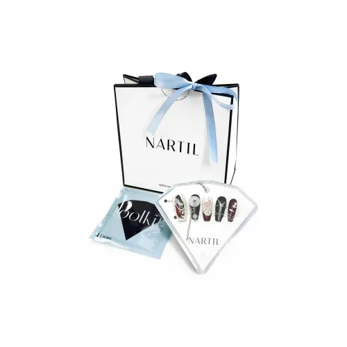 NARTIL Cinnabar Play OF Shadows False Nail Medium LADDER Red Jump Color New Chinese Style Medium