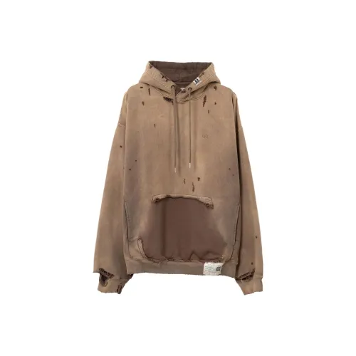 Maison Mihara Yasuhiro FW24 Свитшот Мужской Коричневый