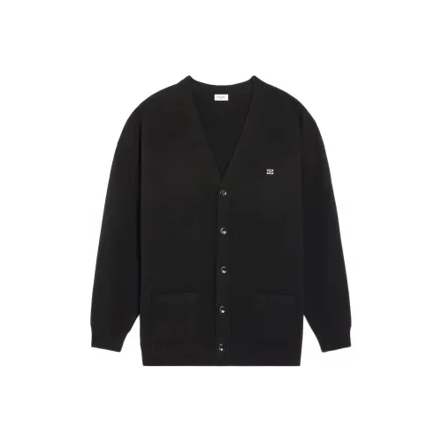 CELINE Новый MEN'S COLLECTION Boy Doll FW22 Трикотаж Men's Black