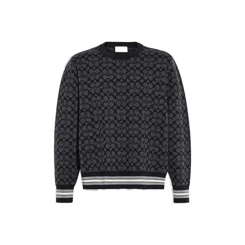 COACH FW22 Свитер Мужской Colorful Угольно-серый