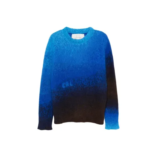 ERL FW24 Свитер Мужской Небесно-Синий