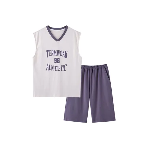 ROUKEER Мужские Пижамные Комплекты