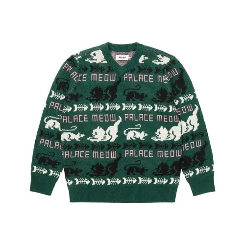 Дворцовый зеленый унисекс свитеры