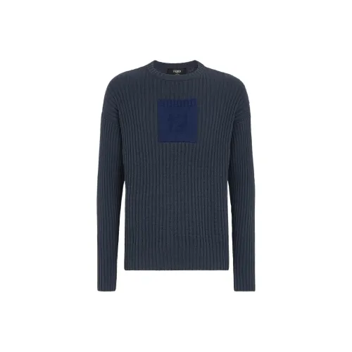Fendi Синий Мужской Кашемировые Свитера