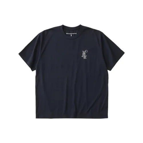 White Mountaineering Темно-синие мужские футболки T