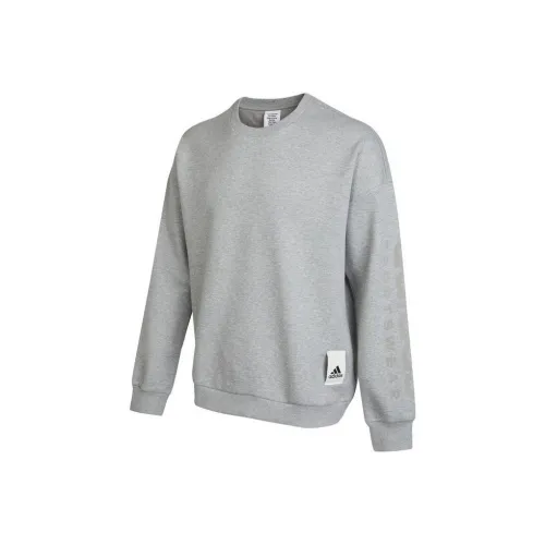 Adidas Кепки SWT Толстовка Мужская Серого цвета