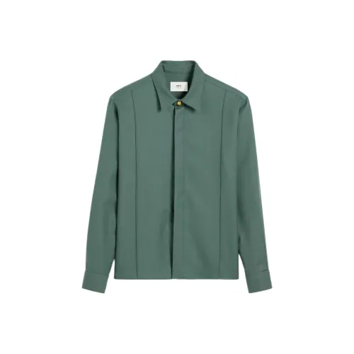 AMIPARIS Зеленые Мужские Рубашки