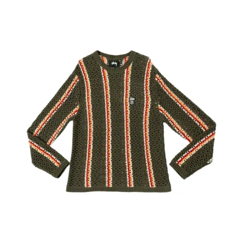 Stussy patta Co Branded Edition Оливково-зеленый Унисекс Свитеры