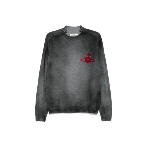 Vivienne Westwood Черный Серый Цвет Мужские Свитера