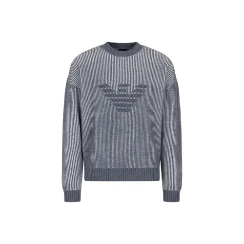 EMPORIO ARMANI SS24 Свитер Мужской Серый