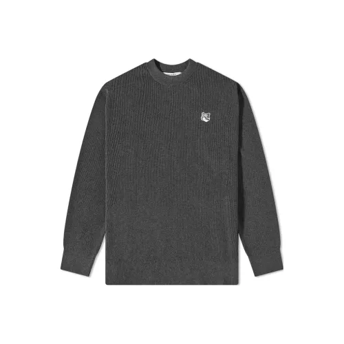 Maison Kitsune Серые Мужские Свитера