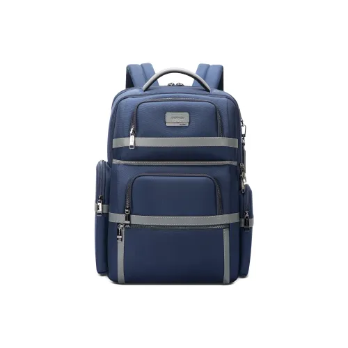 BOPAI Коровья кожа Мужской рюкзак Стандартный Мужской Черный Синий