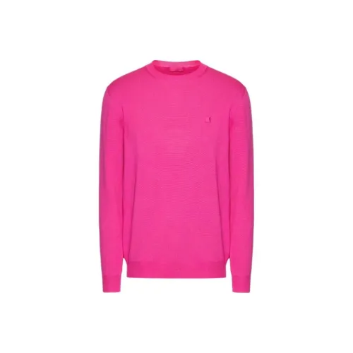 Valentino FW22 Свитер Мужской Розовый Красный