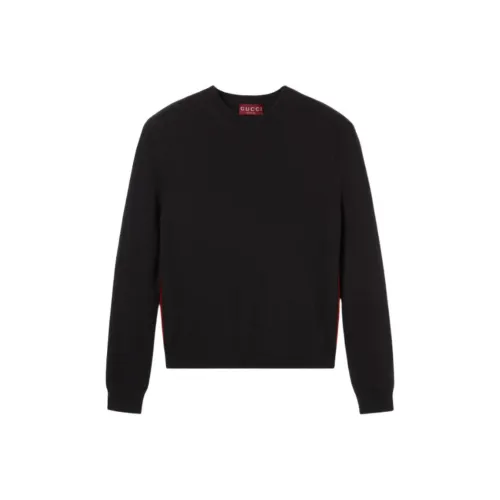 GUCCI Мужские черные свитеры