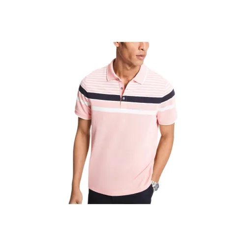 MICHAEL KORS Пастельно-розовая мужская поло рубашка