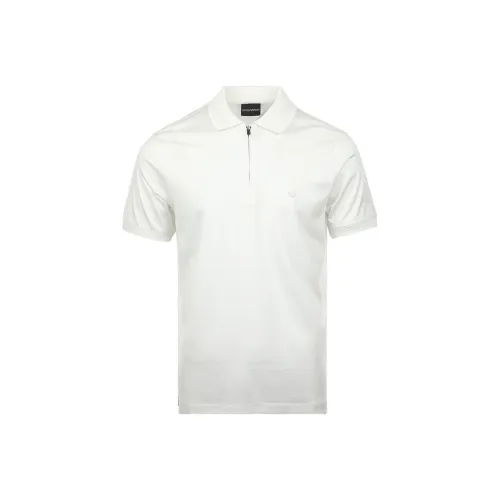 EMPORIO ARMANI SS25 Поло Мужское Белое