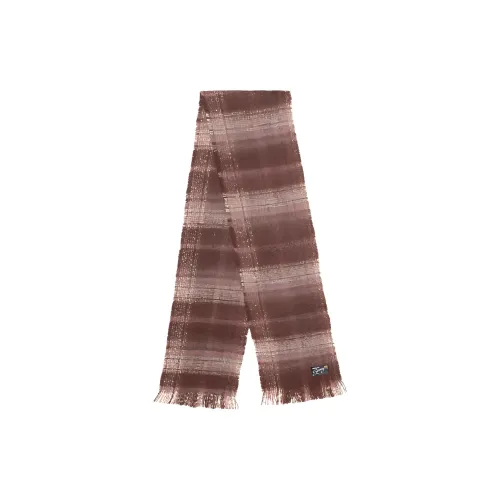 Stussy Полиэстер Wool Knit Шарфы Унисекс Коричневый Зеленый