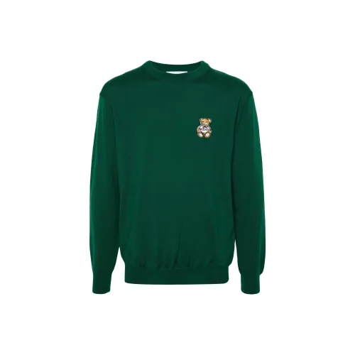 MOSCHINO Свитер Мужской Лесной Зеленый