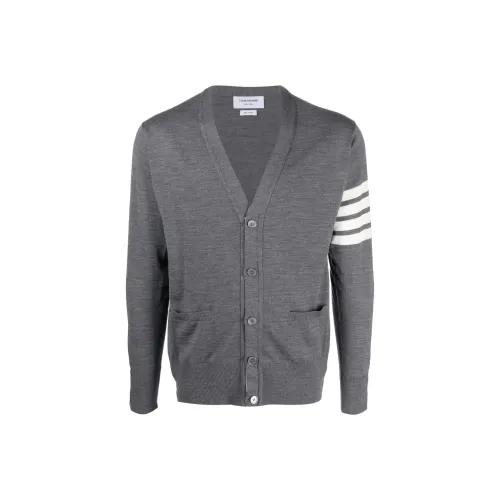 THOM BROWNE Серый Мужской Свитеры