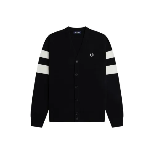FRED PERRY Черные BKX Мужские Свитера