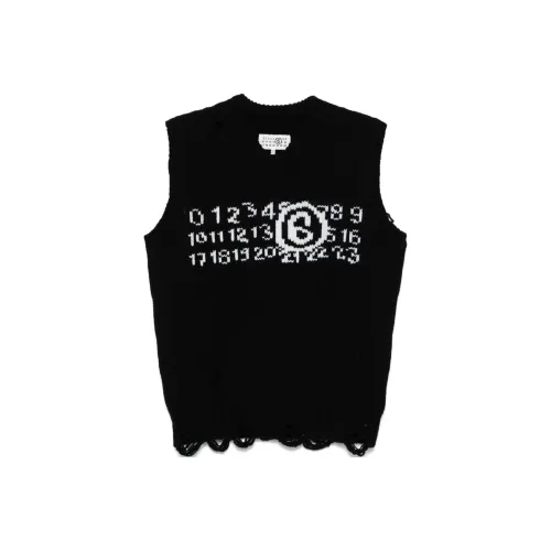 MM6 MAISON MARGIELA FW24 Свитер Мужской Черный