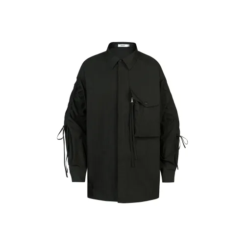 GUUKA TECH Черные Унисекс Рубашки