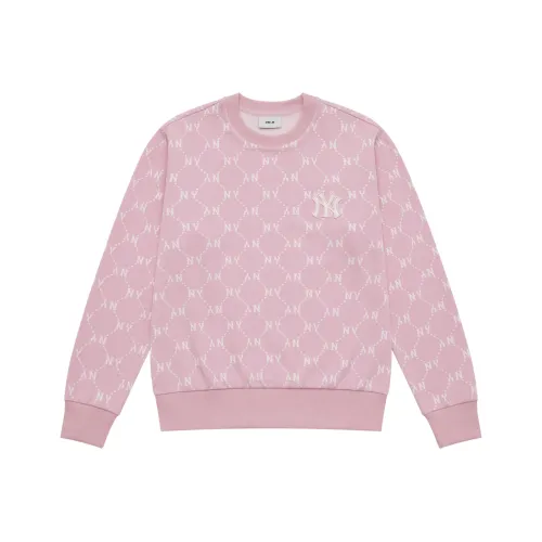 Mlb Base Logo New York Yankees Old Flower SS25 Толстовка Унисекс Розовый