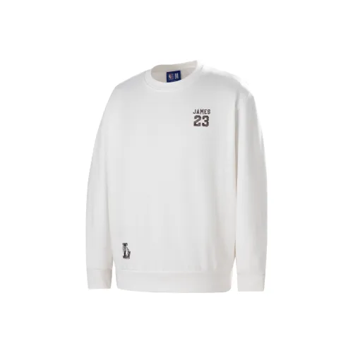 NBA Los Angeles Lakers Джеймс Толстовка Унисекс Белый