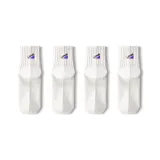 Белые носки - фиолетовая этикетка - 4 штуки