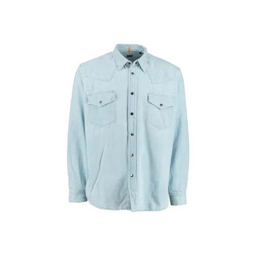 Hugo Boss SS23 Рубашка Мужская Синяя