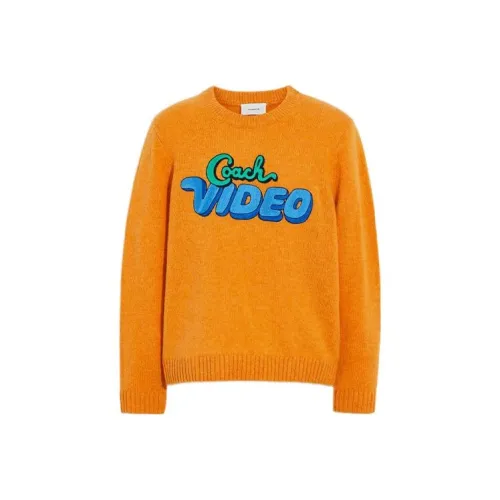 COACH Апельсин Мужские Свитера