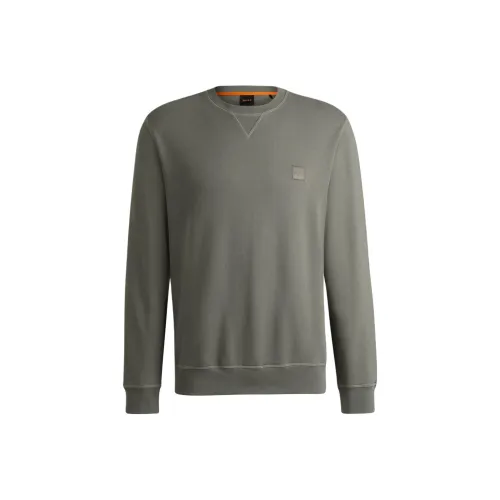 Hugo Boss FW24 Свитшот Мужской Зеленый