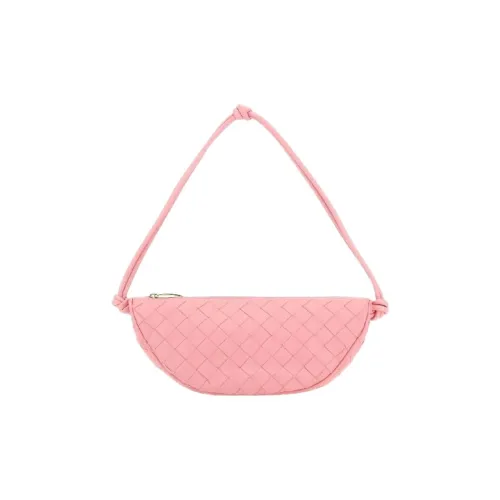Bottega Veneta Телячья кожа Сумка через плечо Женская Розовая