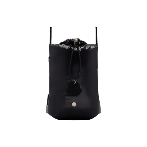 MONCLER Натуральная кожа Комбинированный чехол для телефона Женские Черный