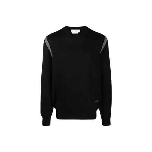 Alexander McQueen Черные Мужские Свитера