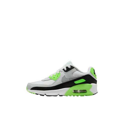 Nike Air Max 90 Low Топ Детская Туристическая обувь Зеленый Детский