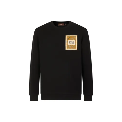 Cavalli Class Толстовка Мужской Черный