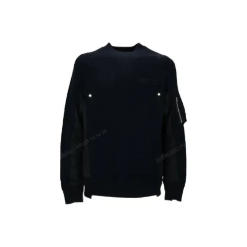 Свитеры для мужчин совместного бренда Sacai, синие