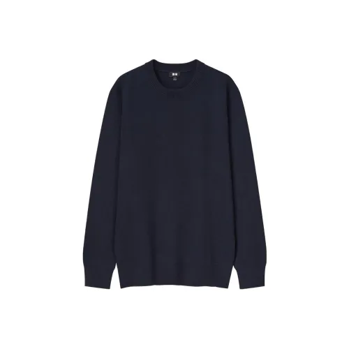 UNIQLO Темно-синие мужские свитеры