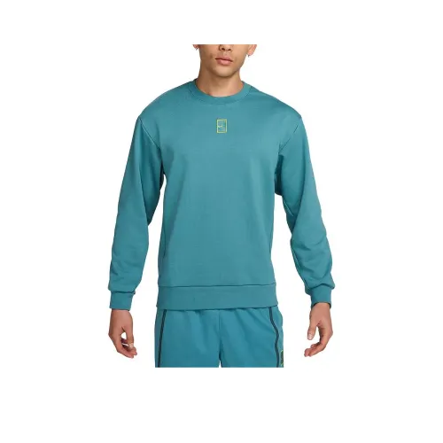 nike Корт HERITAGEDri Форма Толстовка Мужской Минеральный Циановый Выцветший Ель