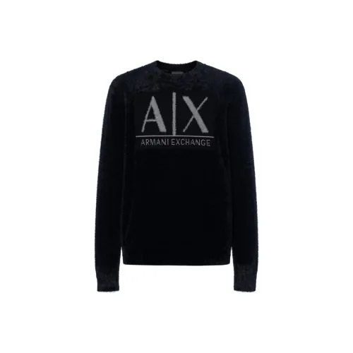 ARMANI EXCHANGE Черные Мужские Свитера