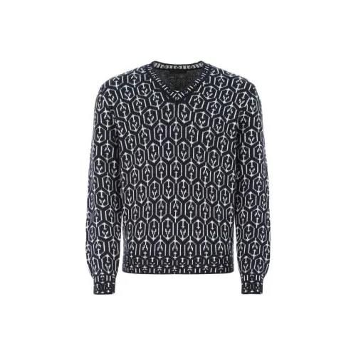 PRADA Кашемир Свитер Мужской Черный