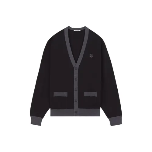 Maison Kitsune Мужские черные свитеры
